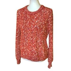 Good threads red cable knit warm sweater